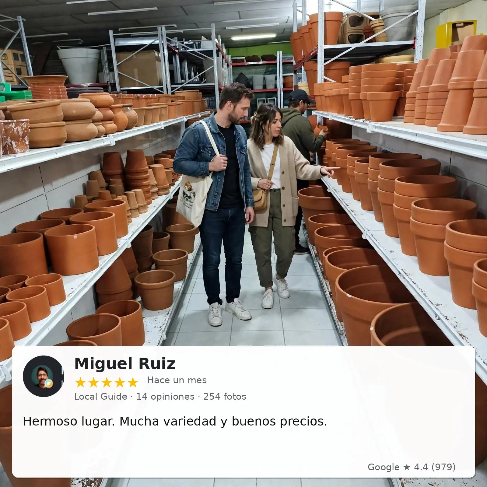 Reseña de Google 5 estrellas